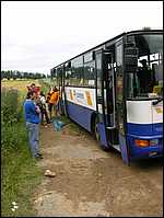 Autobus je připraven