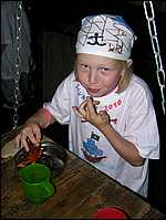 Baštění buřtů